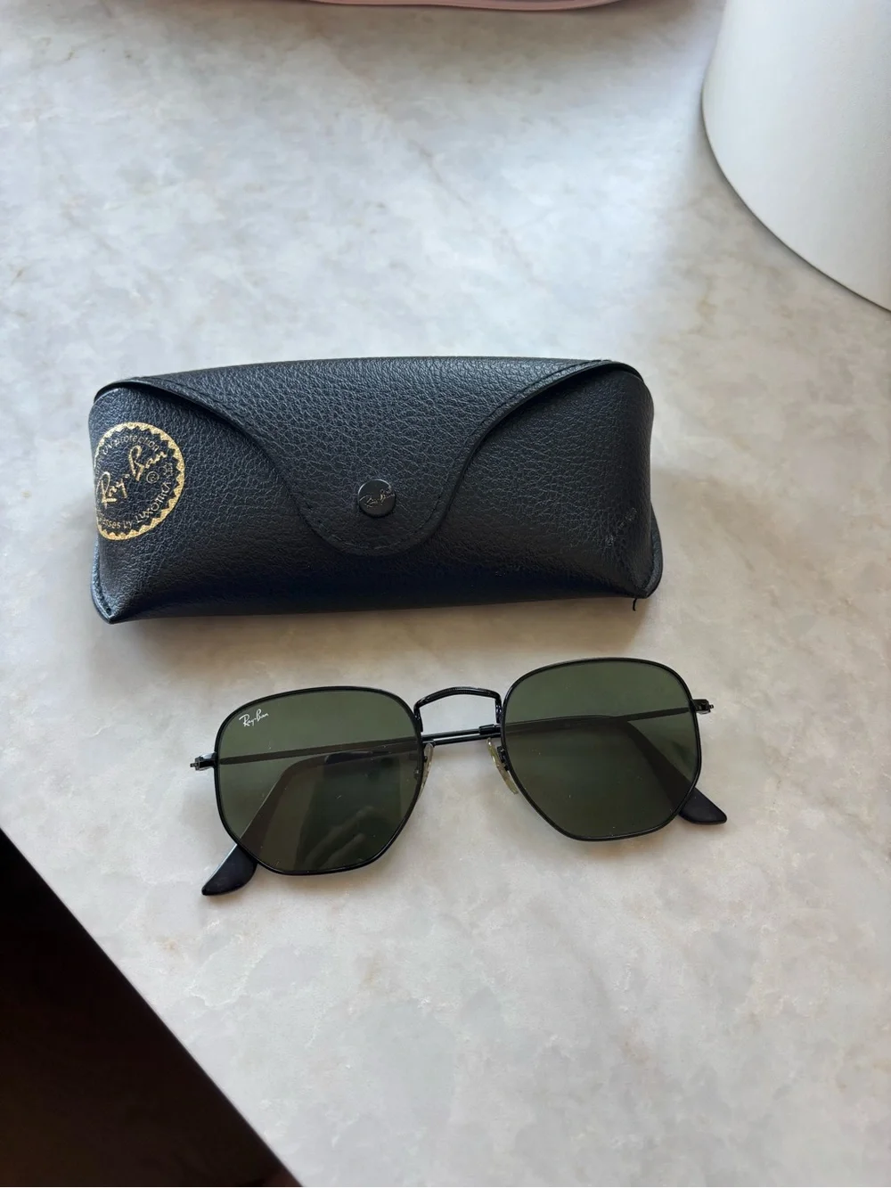 Ray-Ban Black Sunglasses Case with Matching Black Sunglass Frame